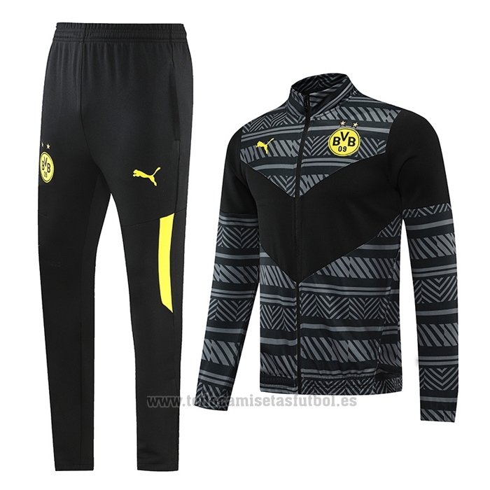 Chandal de Chaqueta del Borussia Dortmund 2022-2023 Gris